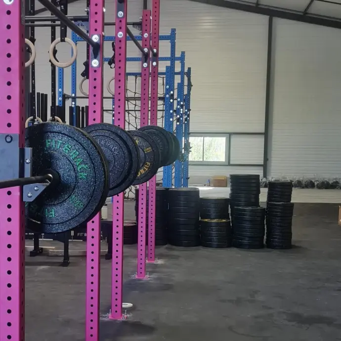 Box crossfit double rack