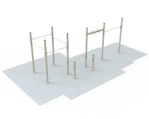 Robust - Zone d'entrainement fonctionnel extérieur Espace de sport en extérieur pour collectivités