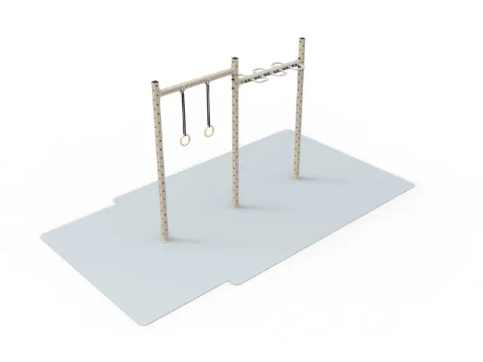 Conception espace street workout Robust Conception cross-training 3D Préparation opérationnelle