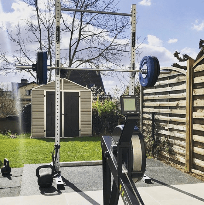 Home Gym extérieur - Rack et rameur