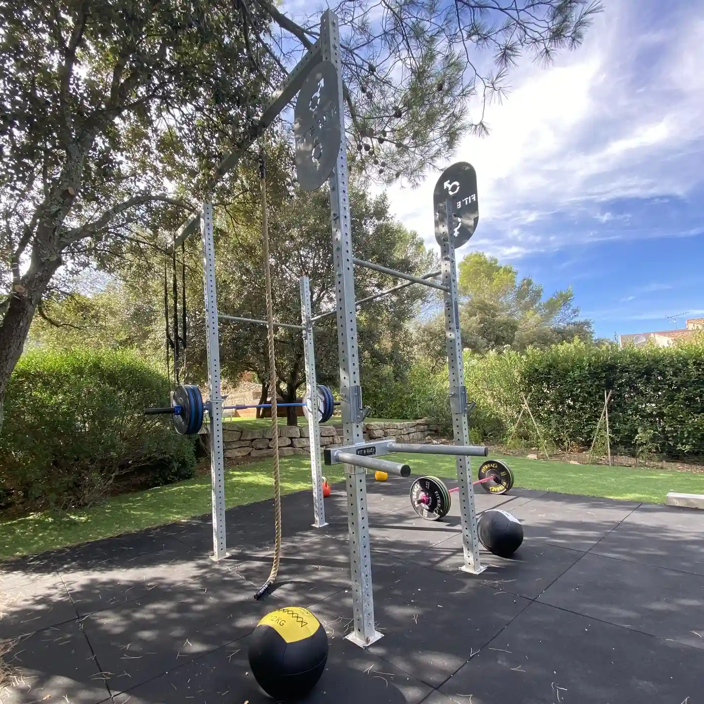 Installation rack Cross-Training finition galvanisée