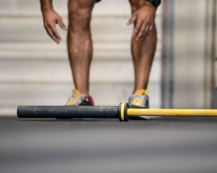 Barre Signature Jaune Or Barre haltérophilie Cross Training
