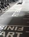 Piste en gazon synthétique personnalisée haute densité - CrossFit Des Monts
