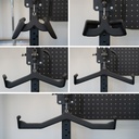 Jeu de poignées de tirage ergonomiques - Poulie à charge guidée