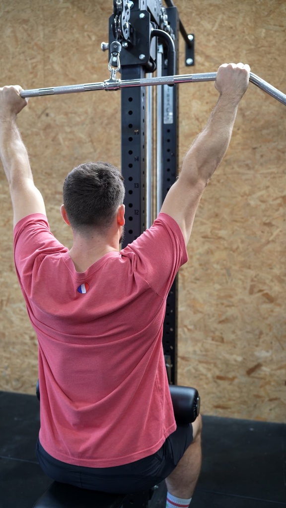 Assise pour Tirage dorsal Poulie Haute - CrossFit Des Monts