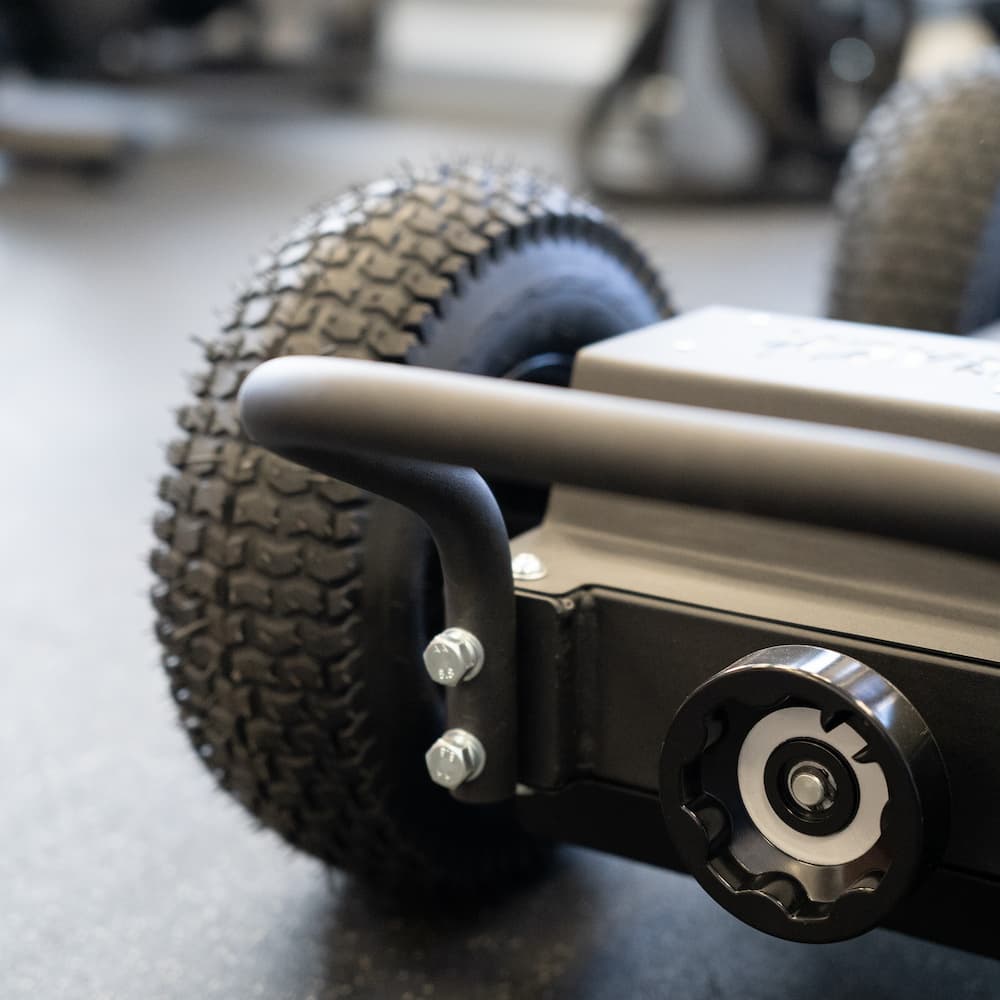 Traineau de résistance sur roues