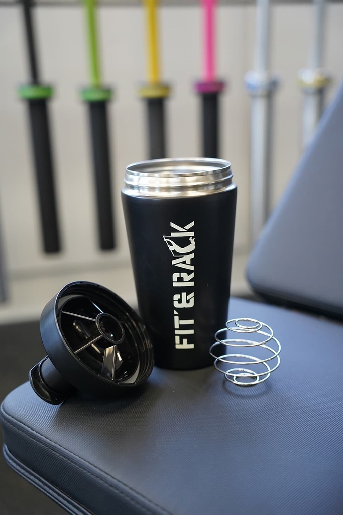 Gourde en métal bouchon à clapet anti fuite anti grumeaux