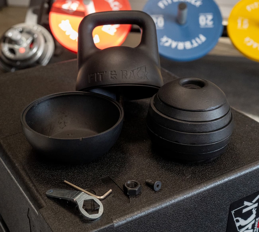 Kettlebell ajustable 32 kg - Poids kettlebell exercice