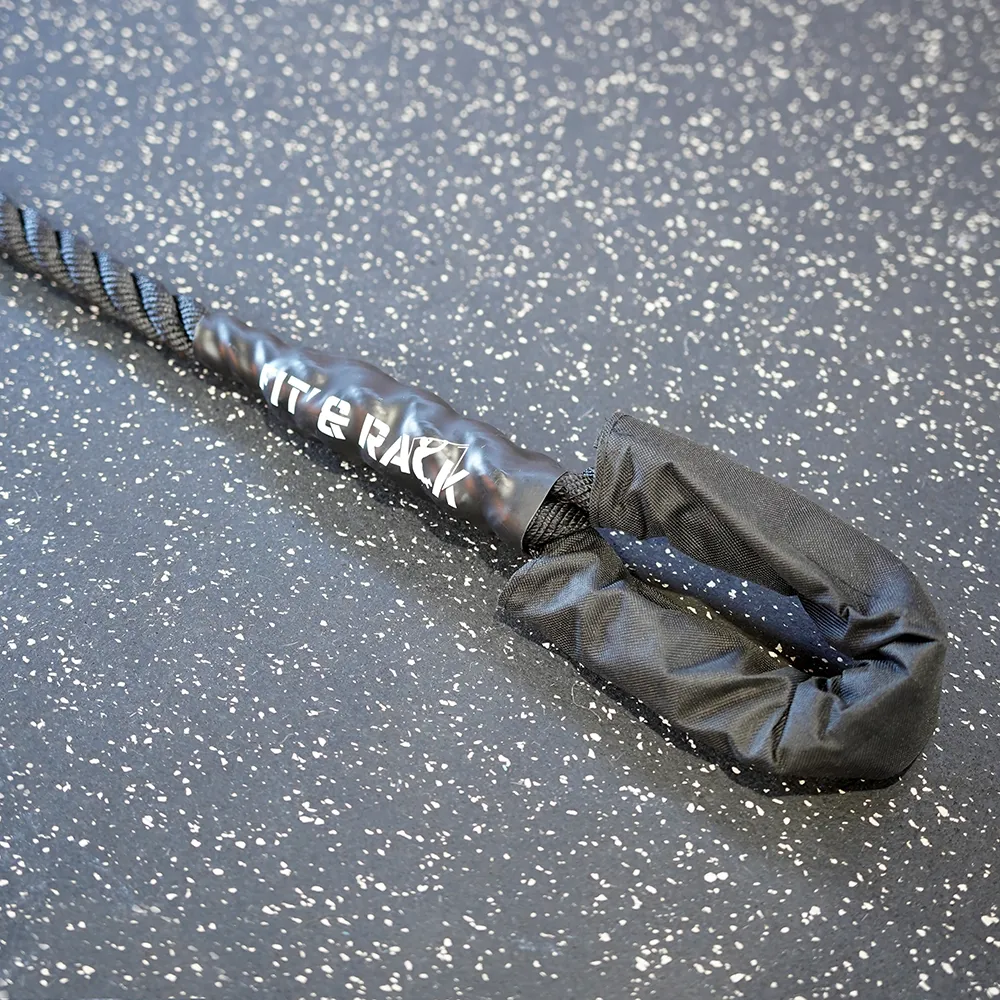 Corde de tirage noire Fit & Rack details.webp