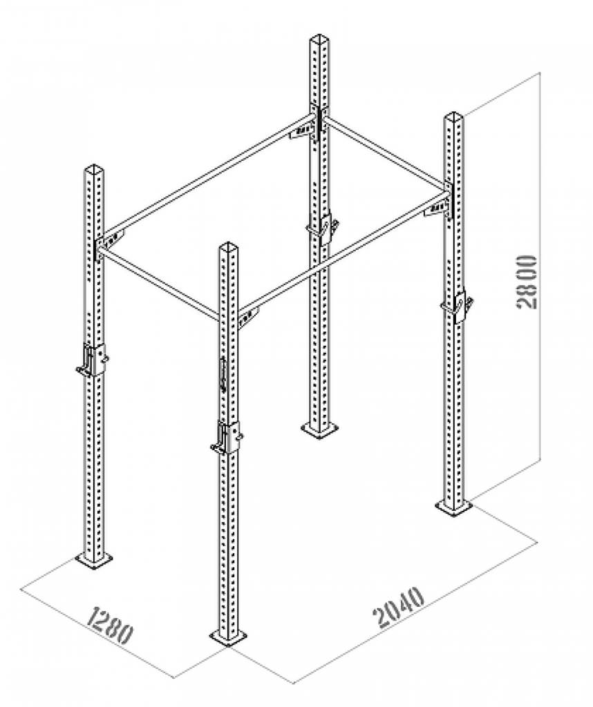 Cotis I.V - Dimensions racks