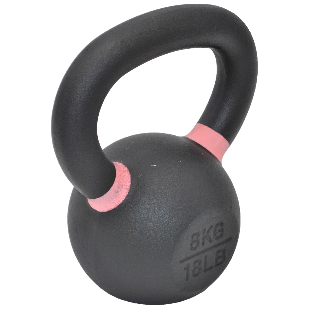 Kettlebell 8 KG Indication poids lbs & kg gravé - Entraînement
