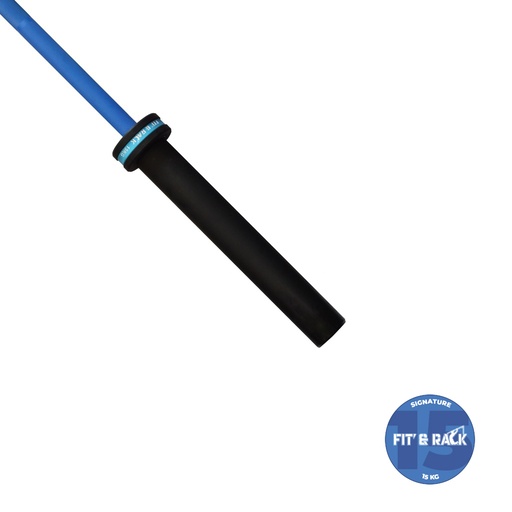 [BAS-215] Barre Olympique 15KG Cerakote - Signature (Bleu)