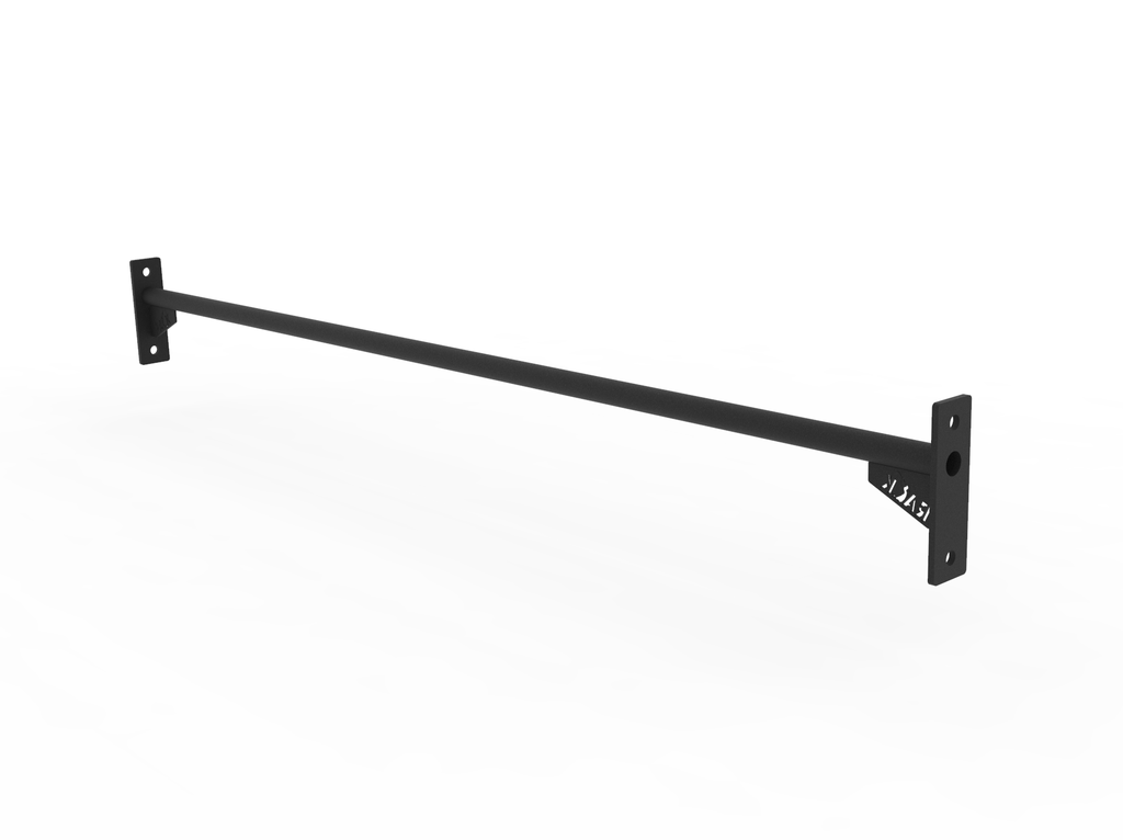[90 33.7 1800-N] Barre de Traction - Gousset (1M80, Noire Grain Moyen)