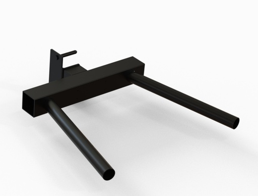 [SDD-080-N] Station à Dips (Competition - 8cm x 8cm, Noire Grain Fin)