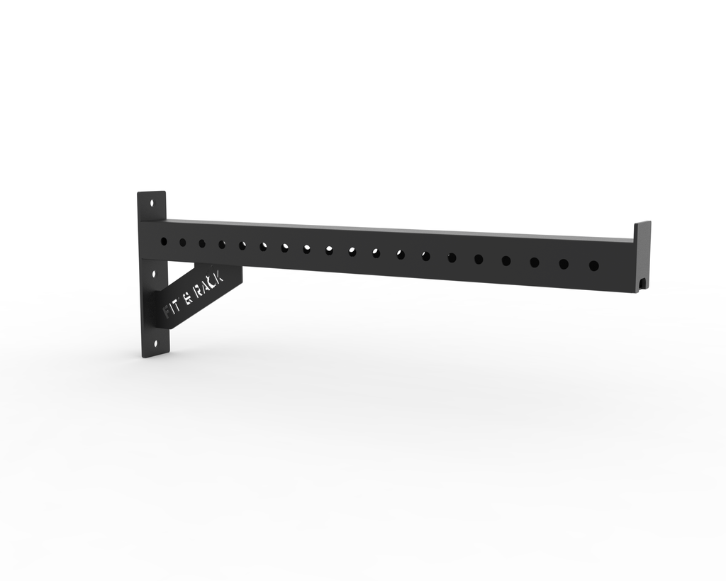 [POD-060-N] Poutre Déportée Rack (Entrainement - 6cm x 6cm, Noire Grain Fin)