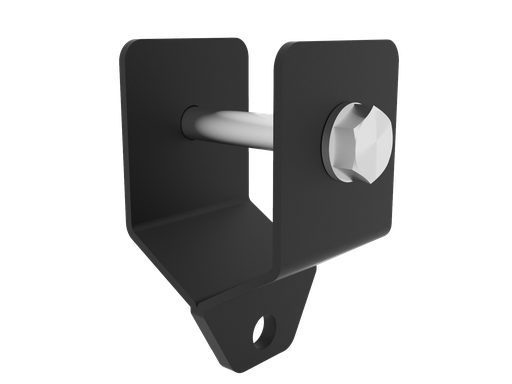 [ACM-080-N] Accroche Matériel (Competition - 8cm x 8cm, Noire Grain Fin)