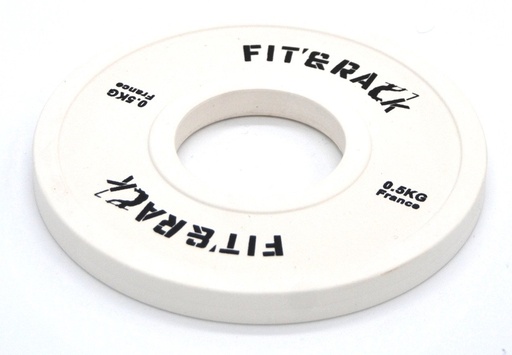 [POC-005] Poids Additionnels - Compétition (0,50KG - Blanc)