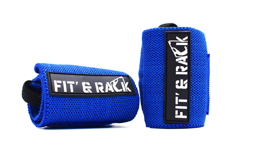 [BRF-004] Bracelet de Force - Bande Poignet Velcro (Bleu)