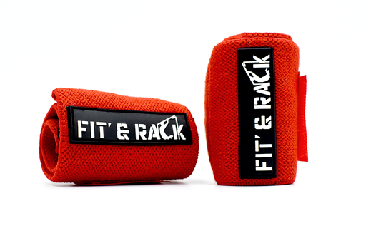 [BRF-002] Bracelet de Force - Bande Poignet Velcro (Rouge)