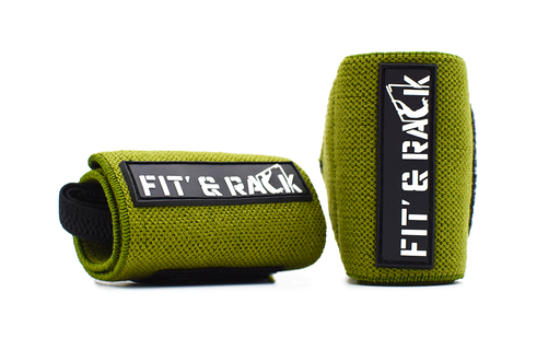 [BRF-005] Bracelet de Force - Bande Poignet Velcro (Kaki)