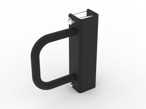 [PMF-060-N] Prise Neutre (Entrainement - 6cm x 6cm, Noire Grain Moyen)