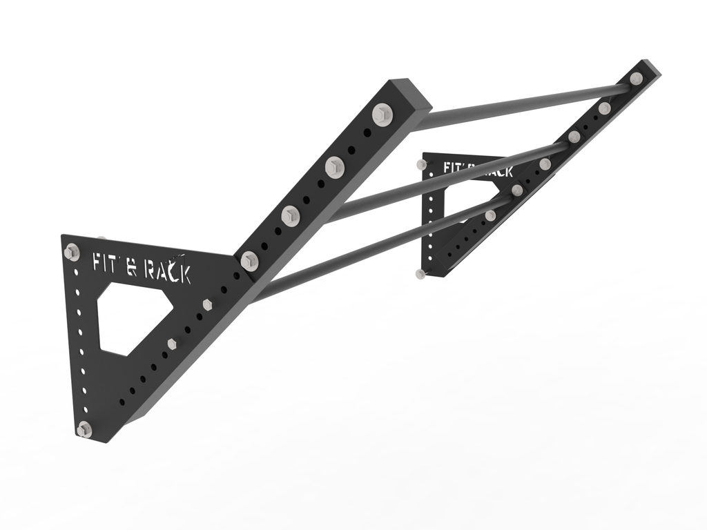 [FLYC-002-N] Pont de Singe Incliné 1800 (Competition - 8cm x 8cm, Noire Grain Fin)