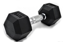 Haltère Hexagonale Poignée Chromée Dumbbell - 1 à 50 kg