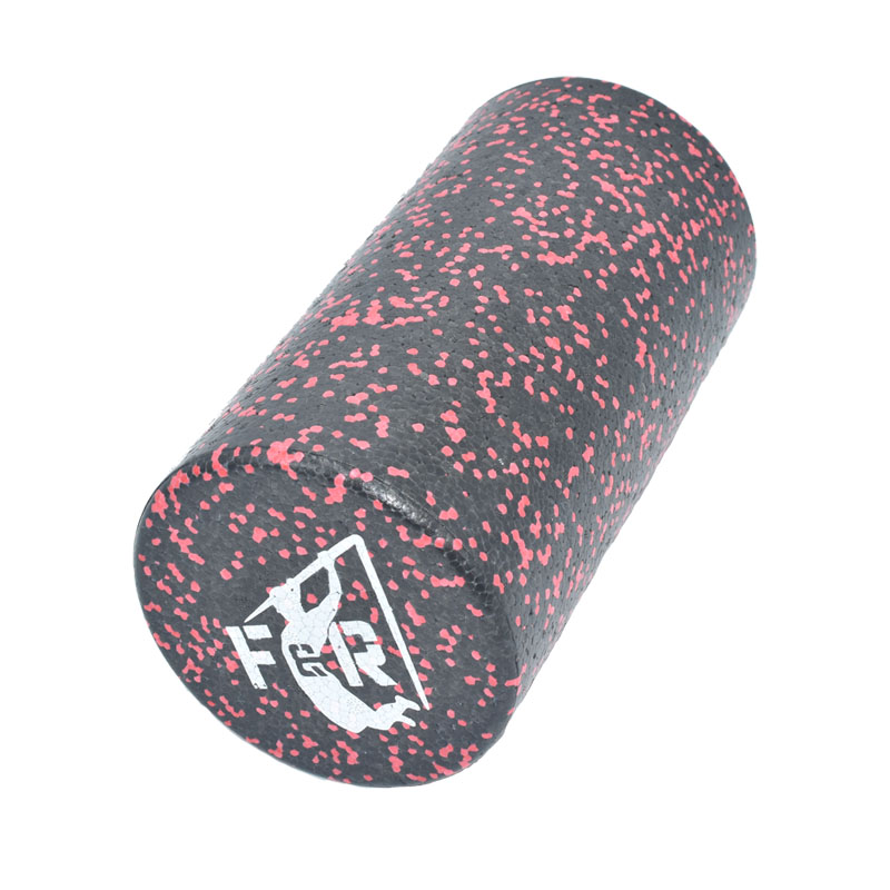 Rouleau de Massage Lisse - Noir (Point Rouge)