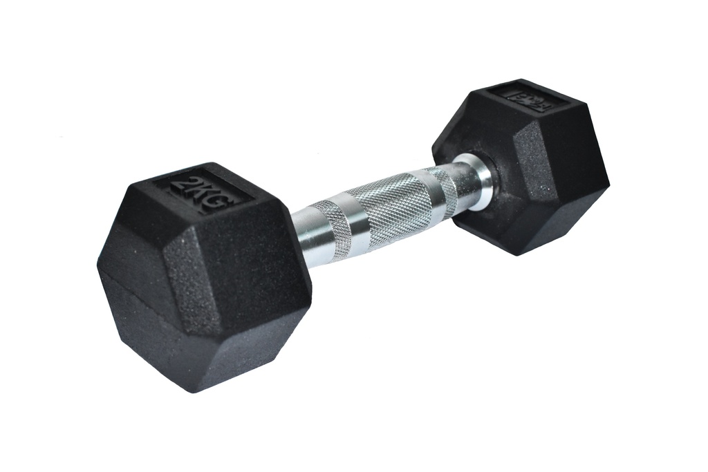 Haltère Hexagonale Poignée Chromée Dumbbell - 1 à 50 kg