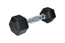 Haltère Hexagonale Poignée Chromée Dumbbell - 1 à 50 kg