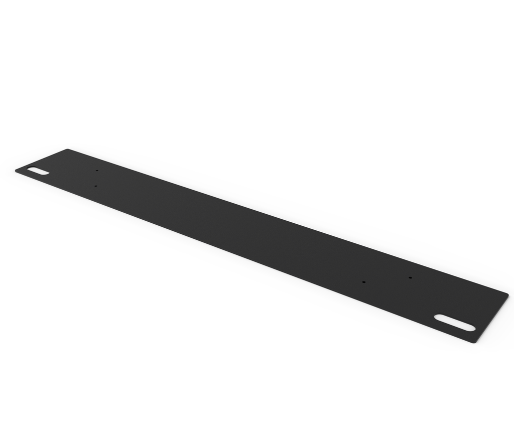 [PLC-104-N] Plaque de Lestage Rack (Competition - 8cm x 8cm, Noire - Noire Grain Moyen, 1M04)