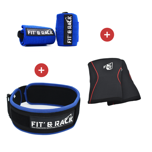 [PPA-LM-B] Pack Protection athlète (Bleu, L, M)