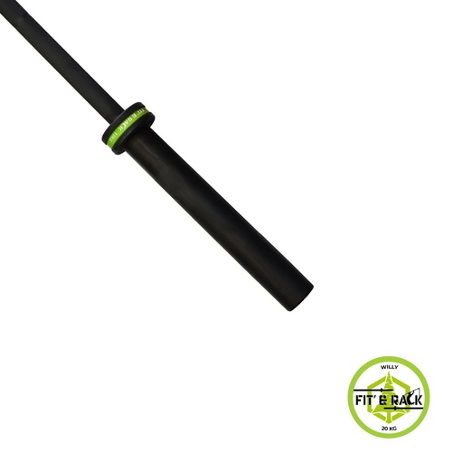 [BAS-415] Barre Olympique 15KG Cerakote - Signature (Noir By Willy)