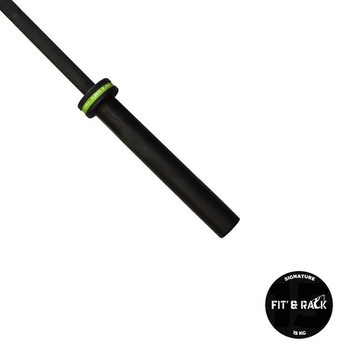 [BAS-415] Barre Olympique 15KG Cerakote - Signature (Noir)