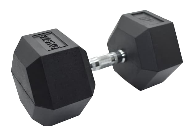 Haltère Hexagonale Poignée Chromée Dumbbell - 1 à 50 kg