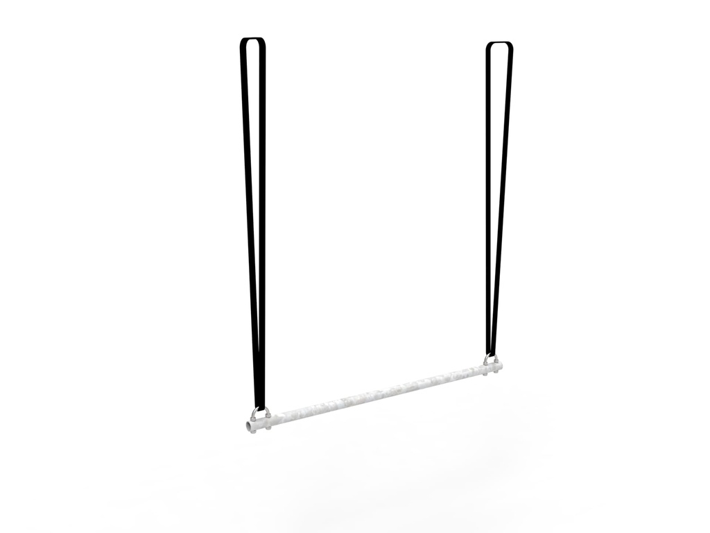 [TRA-110-G] Barre Trapèze suspendue - 1m10 (Galvanisation Brut, Sans sangles)