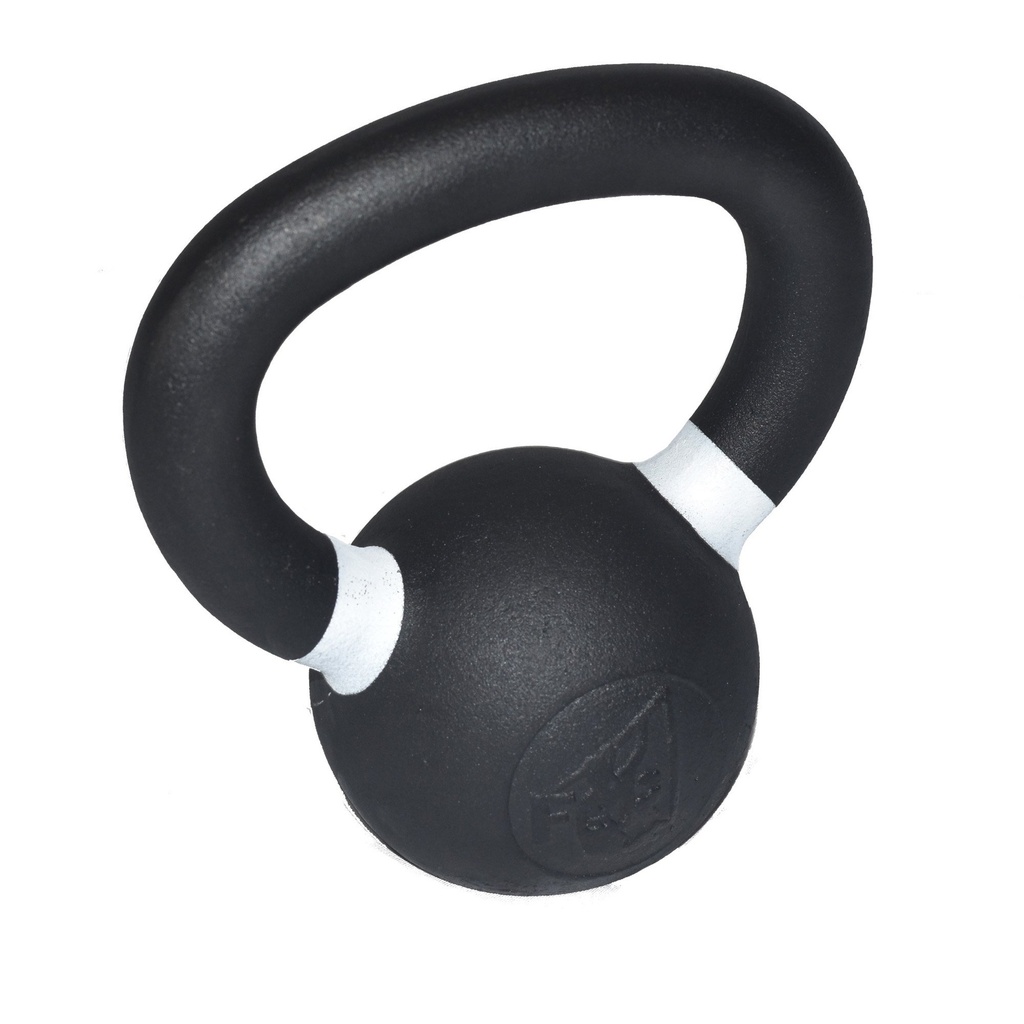 Kettlebell Entraînement Fonte Noir à liseré - 4 à 40 kg