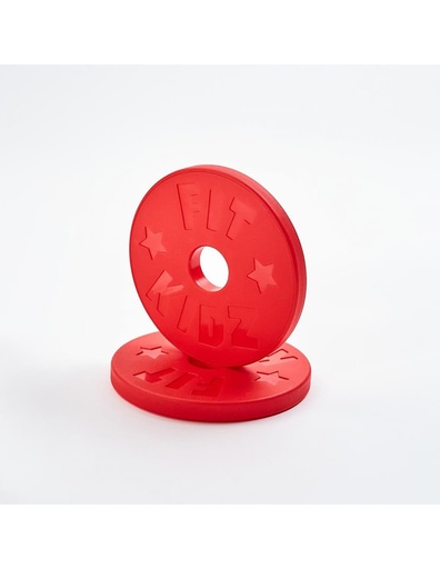 [FIT04] Bumpers Kids - Poids olympiques pour enfants (Rouge)