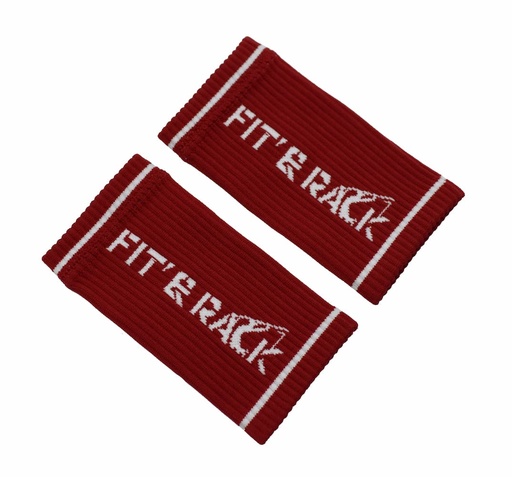 [BRE-004] Bandes de poignets souples - Bracelets éponge (Rouge)