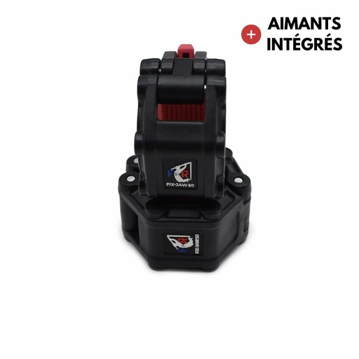 [COL-500] Collier de Serrage - Stop Disque LOCK-JAW (Noir - Option Aimanté)