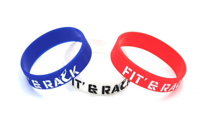 [BRA-005] Bracelet Silicone - FIT' & RACK (Rose)