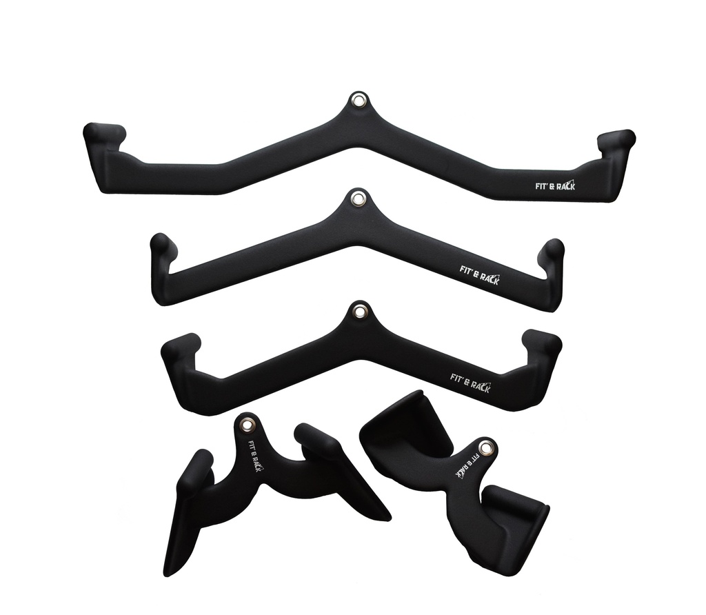 Pack de poignées de tirage ergonomiques - Poulie à charge guidée