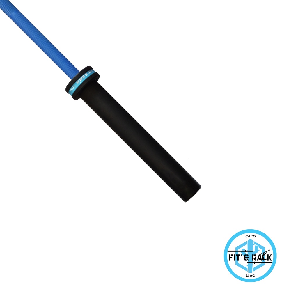 [BAS-215-O] Barre Olympique 15KG Cerakote - Signature - Déstockage (Bleu)
