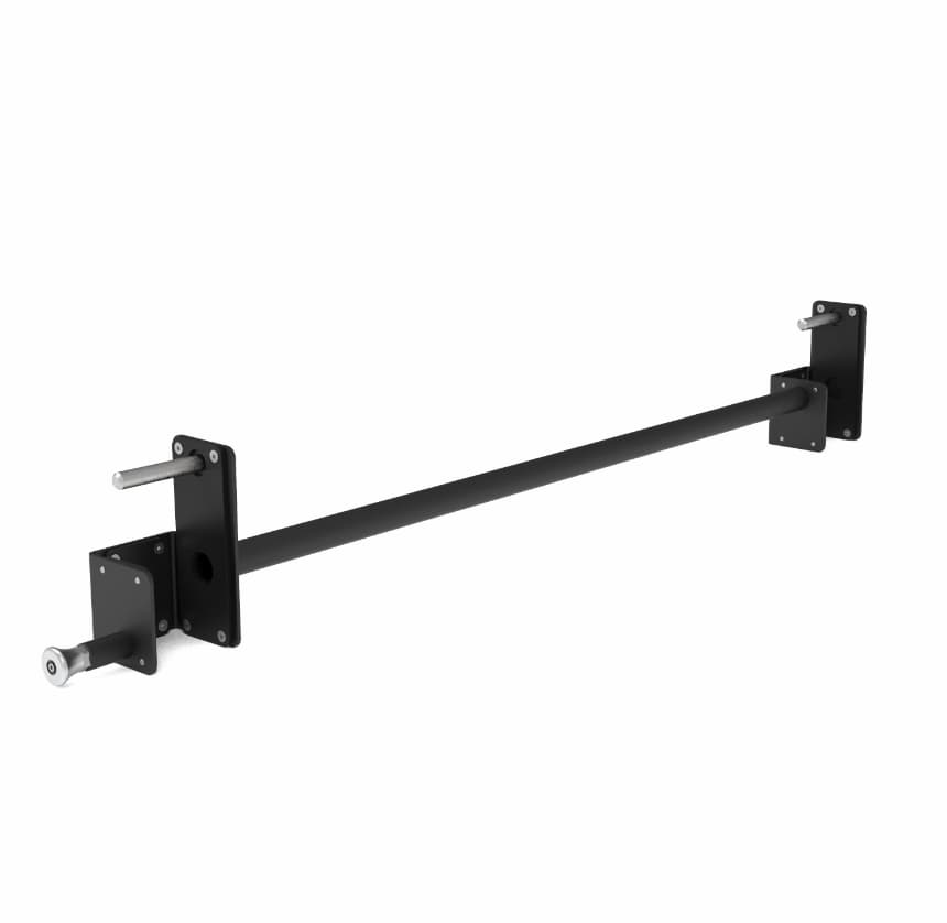 [TAM-080-N] Barre de Traction Amovible (Competition - 8cm x 8cm, Noire Grain Moyen)