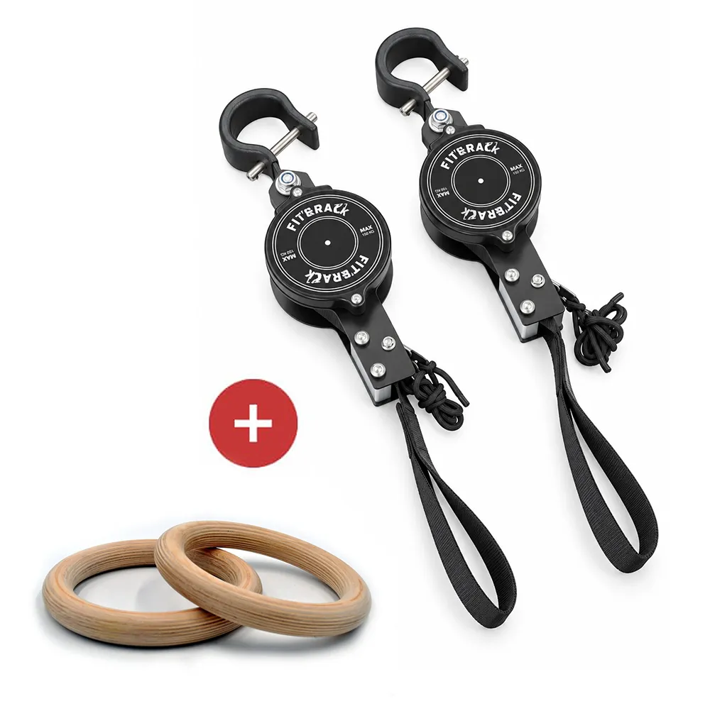 [PACK-ANR-132] Pack Sangles Auto-rétractables & Anneaux de Gym