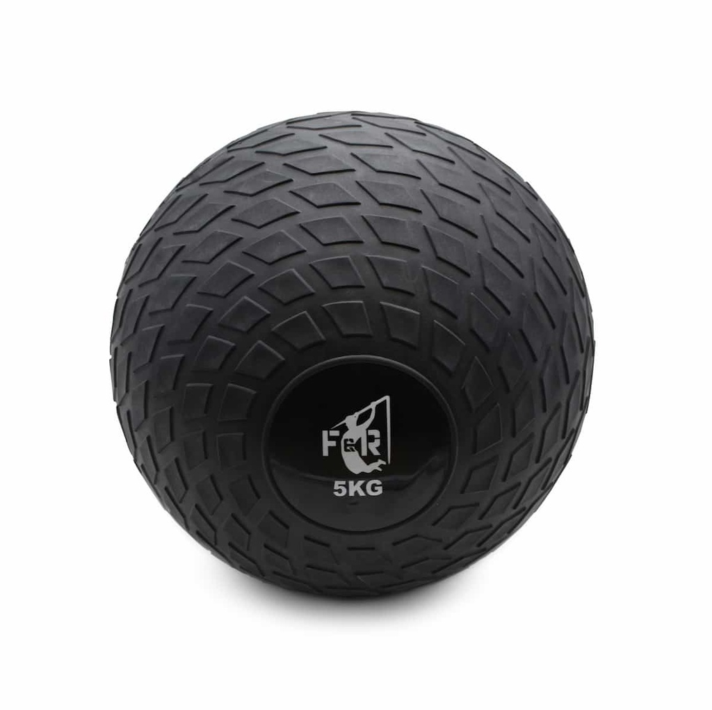 [SLB-050] Slam Ball - D-ball lesté Caoutchouc (5KG - 23CM)