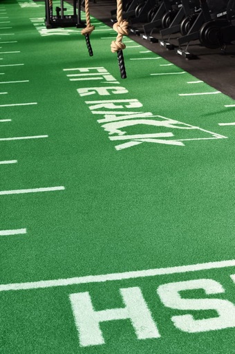 Piste en gazon synthétique FIT' & RACK