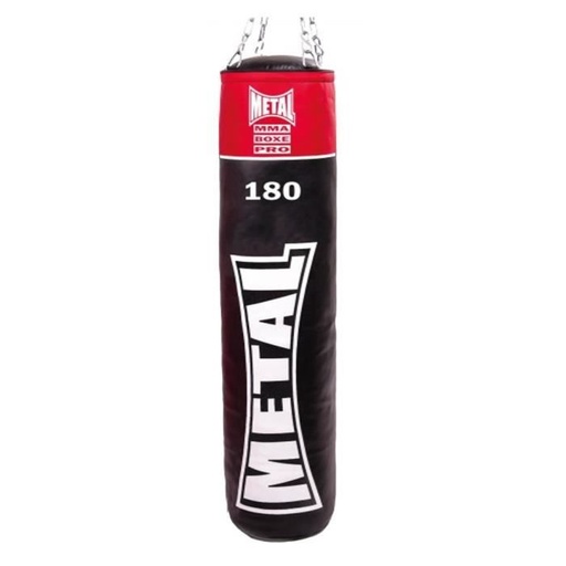 [MB311N180P (MET-027)] Sac de frappe plein club line noir  180